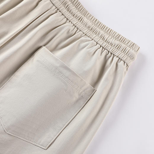 GXG男装25夏季时尚松紧腰抽绳宽松伞兵裤工装直筒男式休闲裤K&C 商品图10