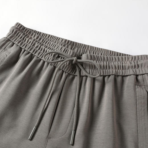 GXG男装25夏季时尚刺绣字母松紧腰系绳运动风男式束脚休闲裤K&C 商品图8