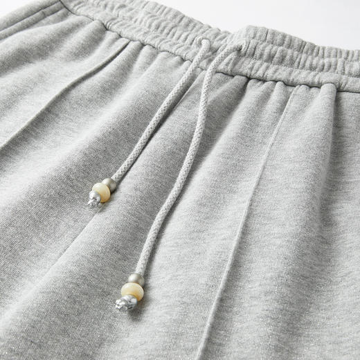 谜底喇叭裤长裤2026年春季新品松紧腰慵懒垂坠休闲裤女261MK0243 商品图3