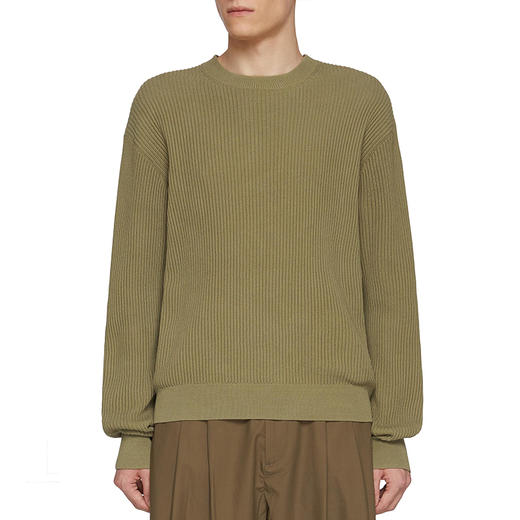 STUDIO NICHOLSON KNITWEAR 12GG RIB CREW NECK男装宽松廓形毛衣 商品图0