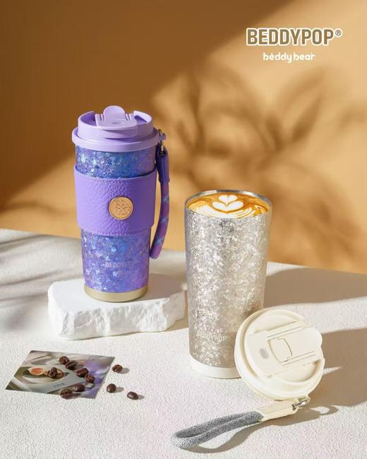 杯具熊纯钛保温杯 高颜值礼盒双饮咖啡杯钛杯新款水杯 商品图1