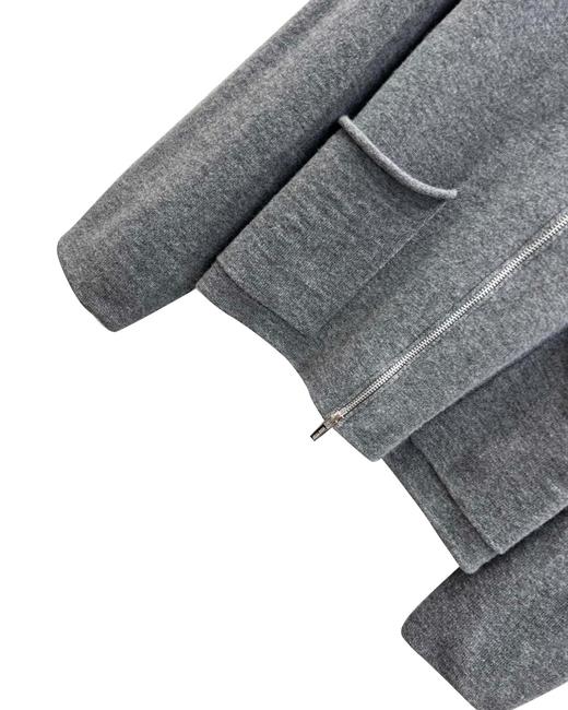 女款羊绒连帽针织开衫hu017 商品图2