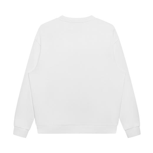 GXG男装【100%棉】25春季简约百搭字母印花圆领休闲男式长袖卫衣K&C 商品图1