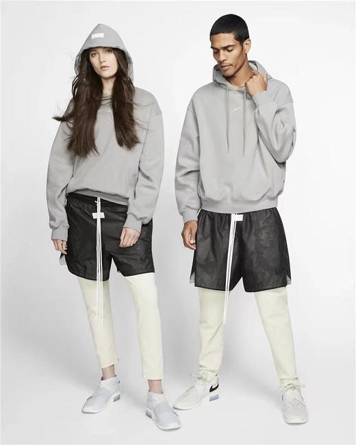 D121583秋冬新款联名刺绣落肩袖双帽卫衣男女同款 商品图4