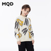 【秒2】【MQD】男童冬季潮酷满版字母活力半高领针织衫 商品缩略图0