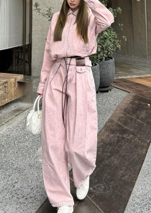 女款晕染棉牛仔裤长裤 可配套装fe014 商品图3