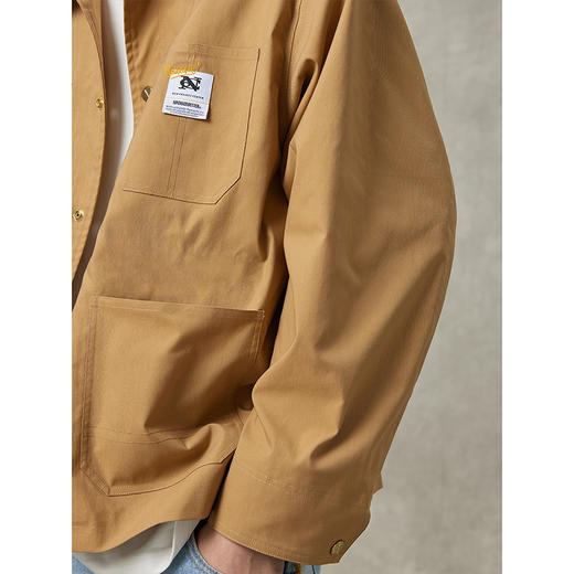 NPC潮牌灯芯绒翻领撞色外套复古工装秋季情侣夹克外套NP36TJ31 商品图3