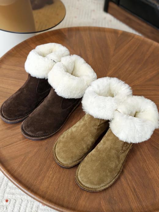 【皮毛一体羊毛防水耐脏雪地靴】RIMRIM品牌直发，2穿设计，非常实穿、百搭~跟高3.5cm，小个子/高个子姐妹都能穿，久走不累脚WD 商品图4