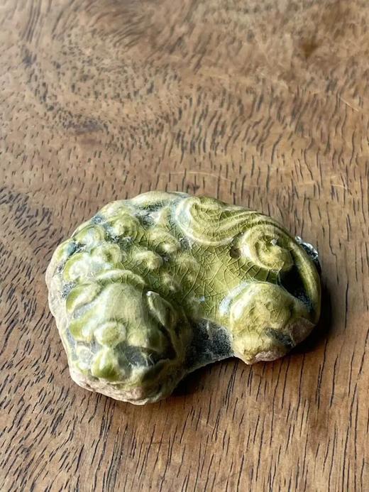 耀州窑青瓷卧坐袖珍瑞狮，顺丰包邮 商品图11