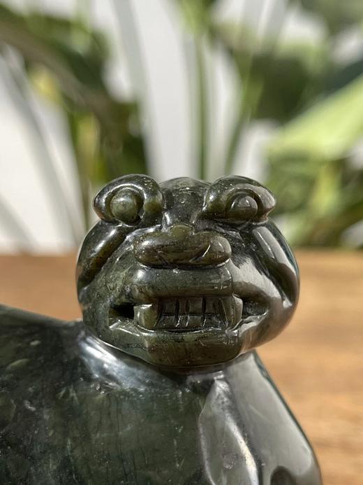 和田碧玉圆雕貔貅把玩件，顺丰包邮 商品图4
