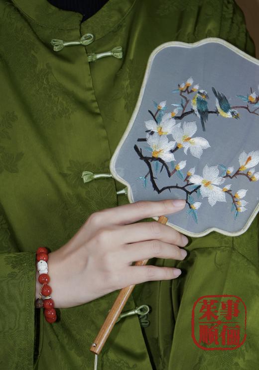 【茱事顺俪】南红白度母沉香手串 商品图9