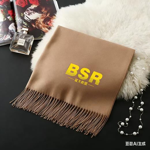 定制款围巾，羊粘高档。30%棉70%聚酯纤维.10条起订 商品图5