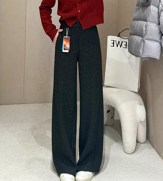 直发 科技热力火山岩暖绒~冬季新款气质时髦八分裤+阔腿长裤 商品图2