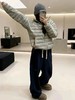袅家情侣款鹅绒纯色轻便防风保暖连帽排骨轻薄羽绒服 商品缩略图4