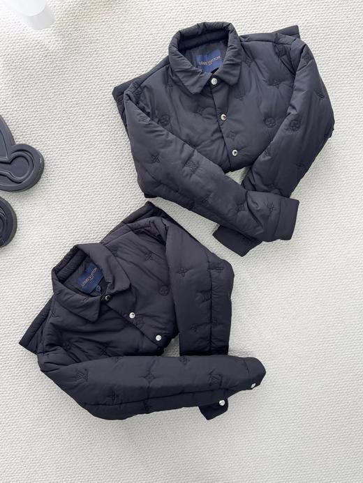 D121632冬季新款绣花翻领棉衣夹克棉服外套男女同款 商品图1