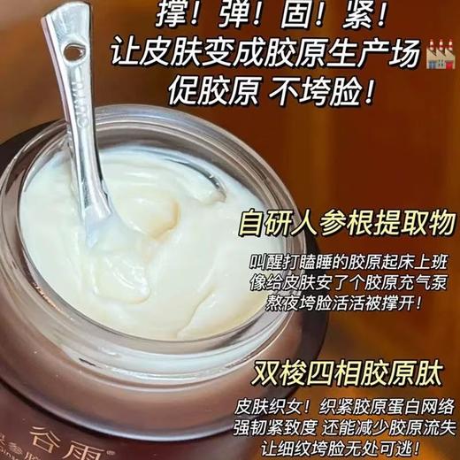 【重磅升级】谷雨山参胶原霜PRO紧致抗皱面霜 保湿修护美白护肤品 商品图5