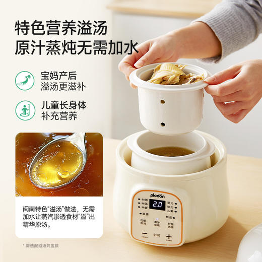 浦利顿电炖锅分月龄BB煲粥饭锅婴儿专用微压炖盅PLD-DGD8-8AWG-1 商品图0