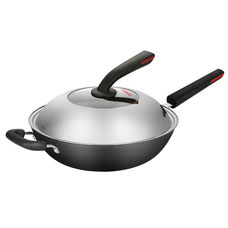 炊大皇手铸铸铁炒锅（非氧化）CG32SZ