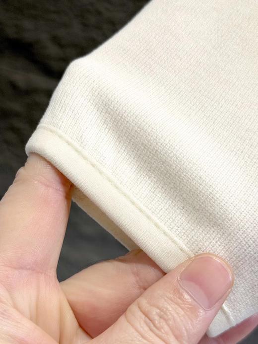 D121678羊毛半拉链蓄热锁温保暖空气层连帽卫衣 商品图11