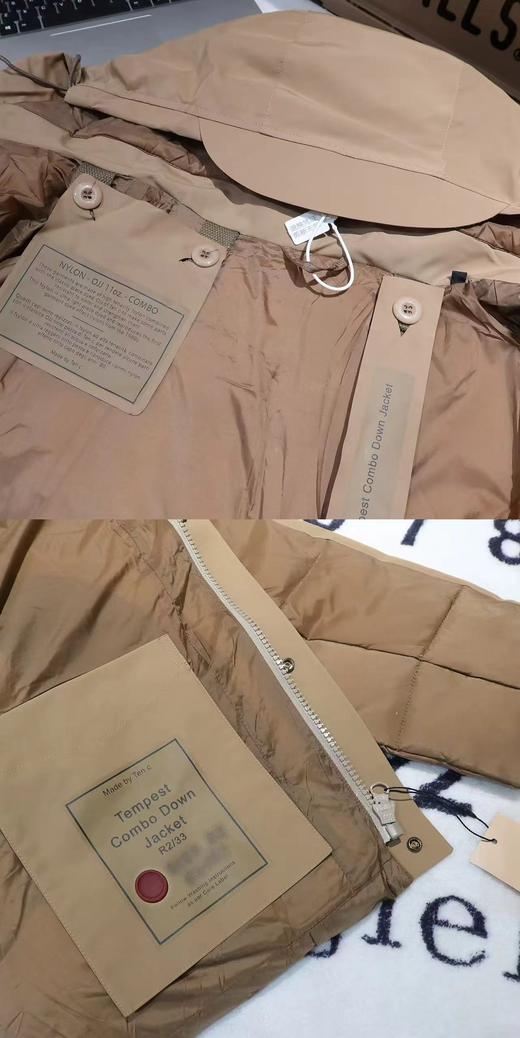 D121615户外军事机能风连帽羽绒服外套男女同款 商品图7