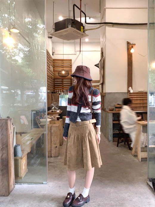 <曾小咸推荐>现货秒杀 ！微信超特价！条纹短款毛衣开衫 日常219.99 立减100 秒杀119.99！！ 商品图8