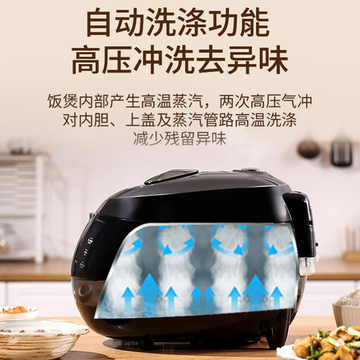 CUCKOO福库黑晶钻电饭煲韩国进口高压大容量家用IH压力正品电饭锅  福库产品不支持七天无理由退货哦！ 商品图4