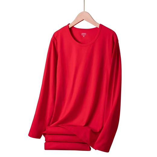 热卖中！！【2026马年本命年红色保暖套装】 男女纯棉7A抗菌情侣款 母婴级A类面料 暖身抗静电 商品图3