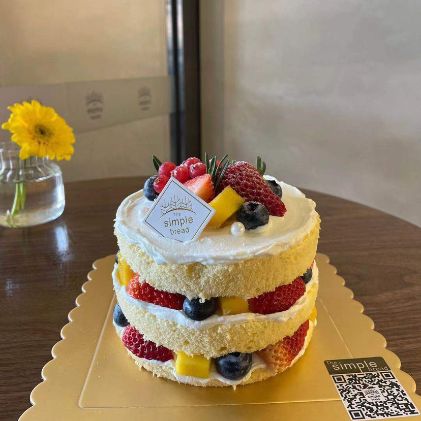 裸蛋糕（默认杂果鲜奶油口味）