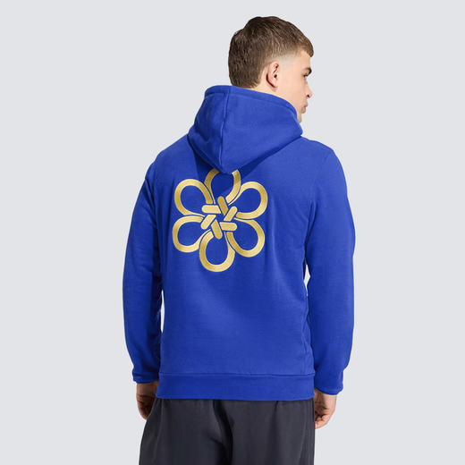 小李子ADIDAS阿迪达斯皇马足球运动休闲连帽卫衣成人男JZ2237 商品图1