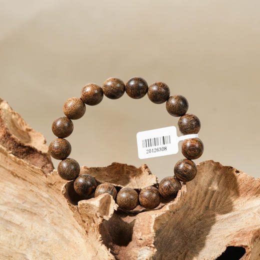 中国沉香文化博物馆 达拉干沉香野生手串1.2mm*17颗*14g【9分沉】 商品图0