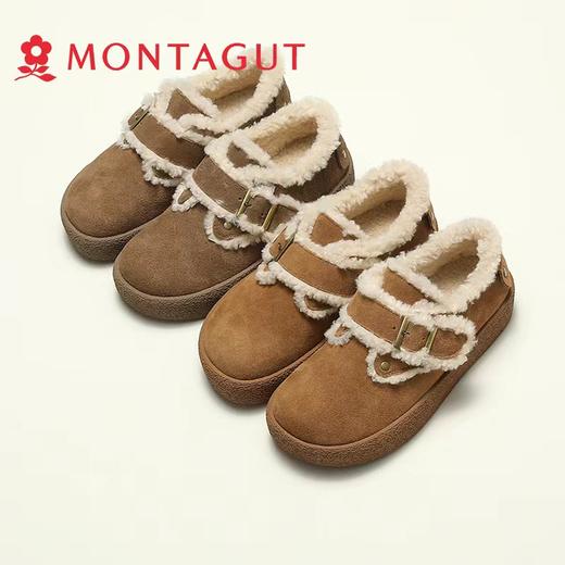 D121689加绒勃肯鞋女复古休闲百搭厚底毛毛女鞋 商品图0
