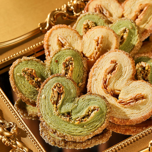 【金酥悦享礼盒】悠享时曲奇饼干蝴蝶酥七夕饼干礼盒送女神伴手礼360g 商品图4