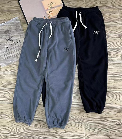D121633双面摇粒绒精典Logo刺绣休闲卫裤男女百搭款 商品图0