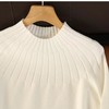 D121626半高领荷叶边针织衫女2025秋冬新款套头毛衣 商品缩略图14
