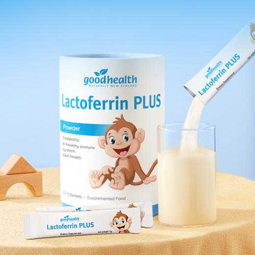 goodhealth小猴子乳铁蛋白1g*30支/罐儿童免疫调节蛋白粉 商品图6