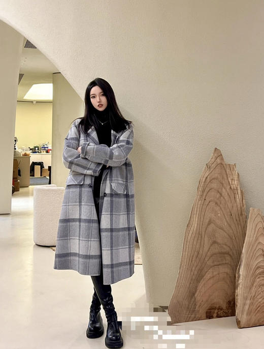 原单纯手工羊绒羊毛大衣 商品图0