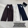D121629松紧腰宽松慵懒松弛感杨桃裤高腰显瘦加绒阔腿牛仔裤女秋冬 商品缩略图0