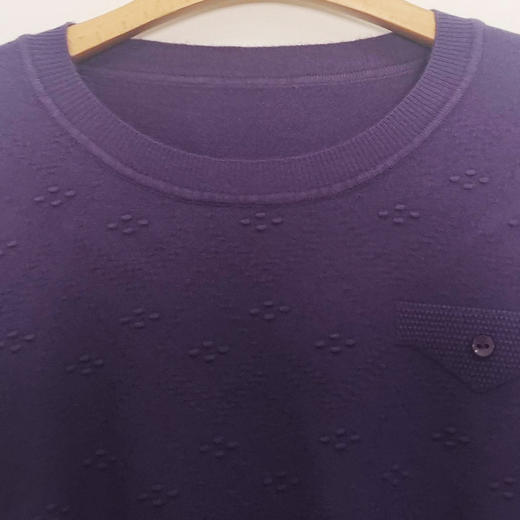 VIVIAN LIU薇薇安刘C2556301秋女装新款时尚假兜圆领宽松毛衣 商品图2