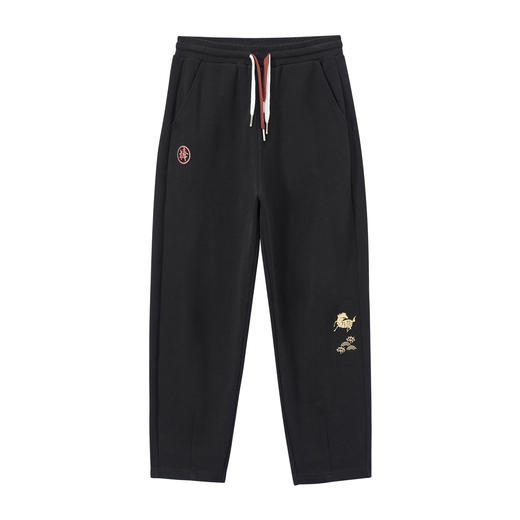 ONIARAI/鬼洗26春季棒系列马年趣味填充宽锥形针织长裤男 N540183 商品图3