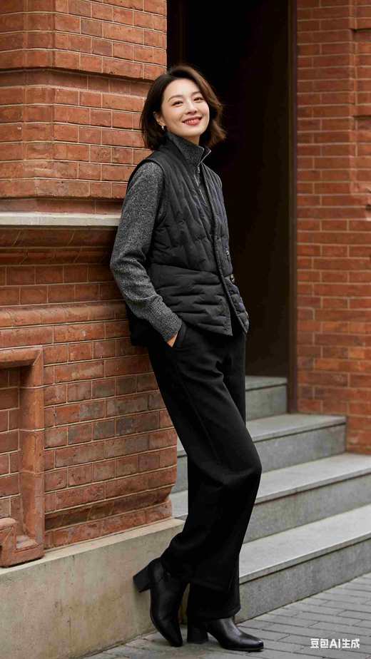 直筒鹅绒裤,防水防油防污三防面料弹力直筒鹅绒裤582596 商品图3