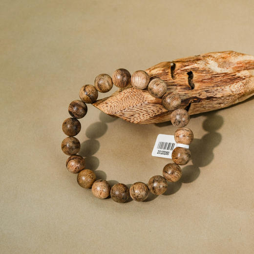 中国沉香文化博物馆 菩萨棋野生沉香手串 1.1cm*15颗*11g+ 商品图3