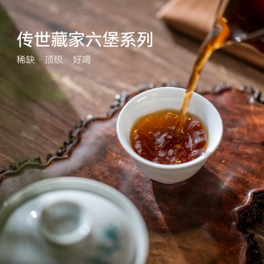 传世藏家六堡系列，核心产区，大师亲制好茶！专业陈藏，祛湿好喝 商品图0
