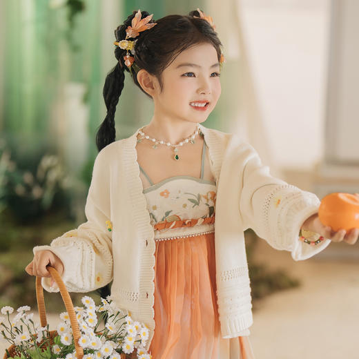 笛莎Deesha 观山见女童开衫外套 商品图0