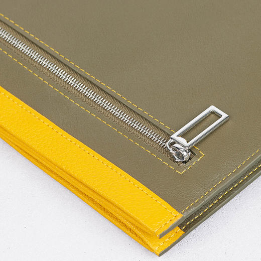 【Camille Fournet】柿色牛皮双层袋 商品图5