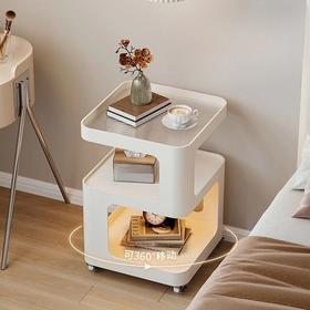 床头柜客厅沙发卧室创意铁艺边几现代简约床头边柜置物架网红茶几