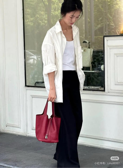 爱马仕 墨西哥粉 togo皮  菜篮子18 手提包 商品图3