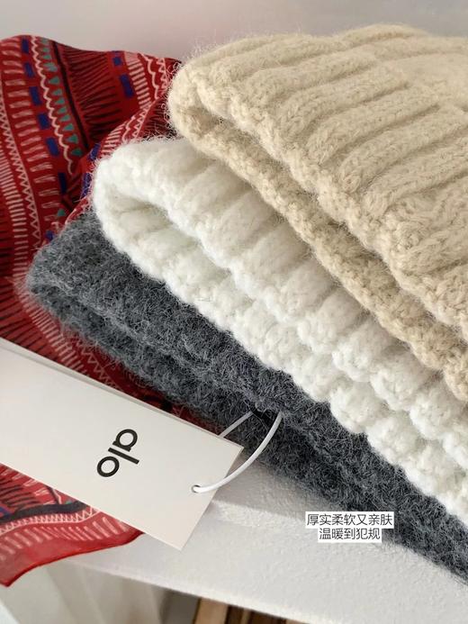 D121637冬日出片神器显脸小超可爱猫耳朵毛线帽子 商品图12