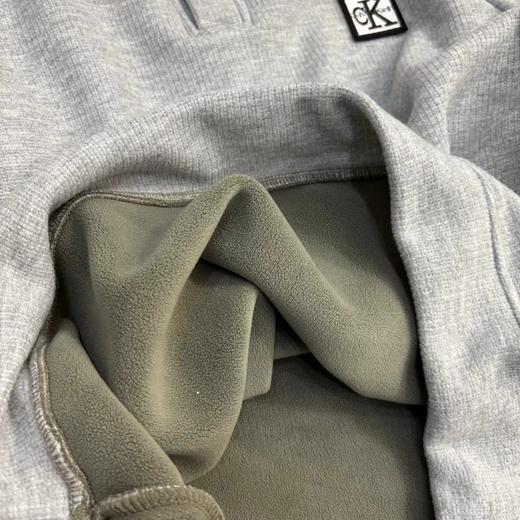 D121643加绒加厚一体绒男士半高圆领卫衣 商品图7