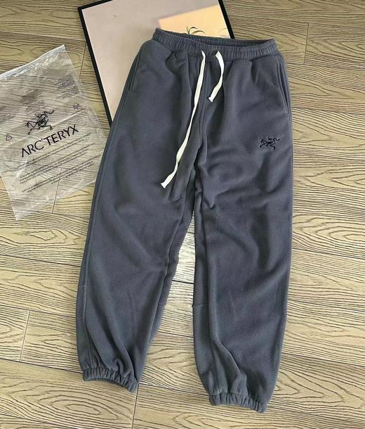 D121633双面摇粒绒精典Logo刺绣休闲卫裤男女百搭款 商品图5