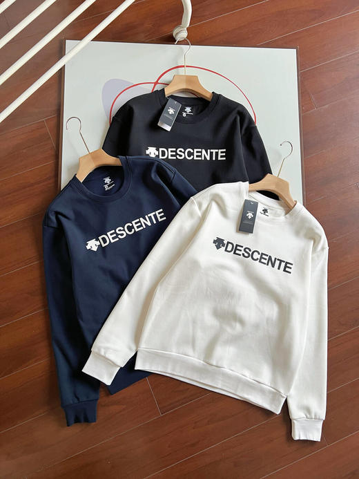 D桑特男款运动舒适加绒保暖复合水貂绒卫衣 商品图0